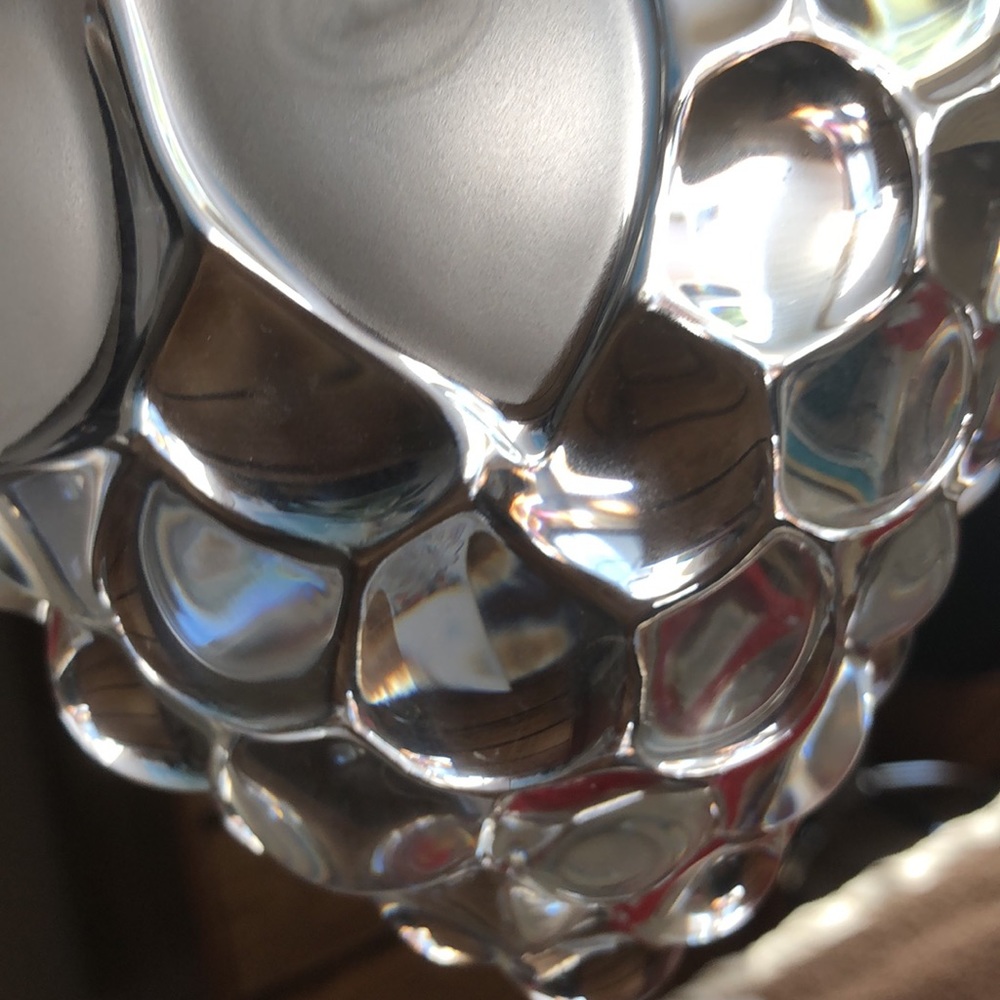 Godinger Studio Crystal Grape Dish NEW - Picture 5 of 12